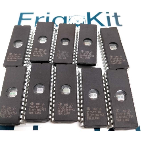 27C512 EPROM IC DIP – 27C512-10 Pack of 10 (TMS JL BLUP1507734 M27C512)
